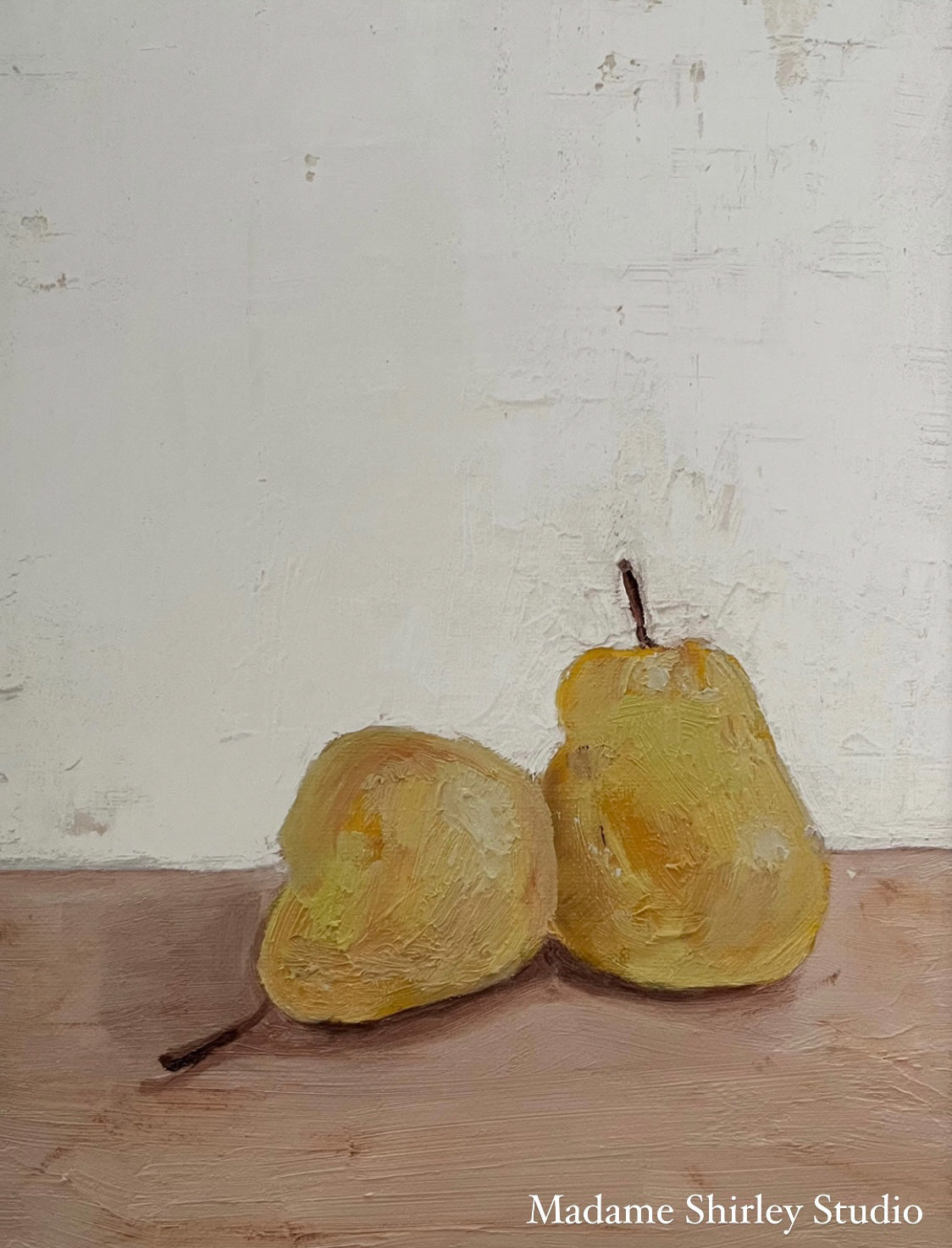 “Pears” still life art print