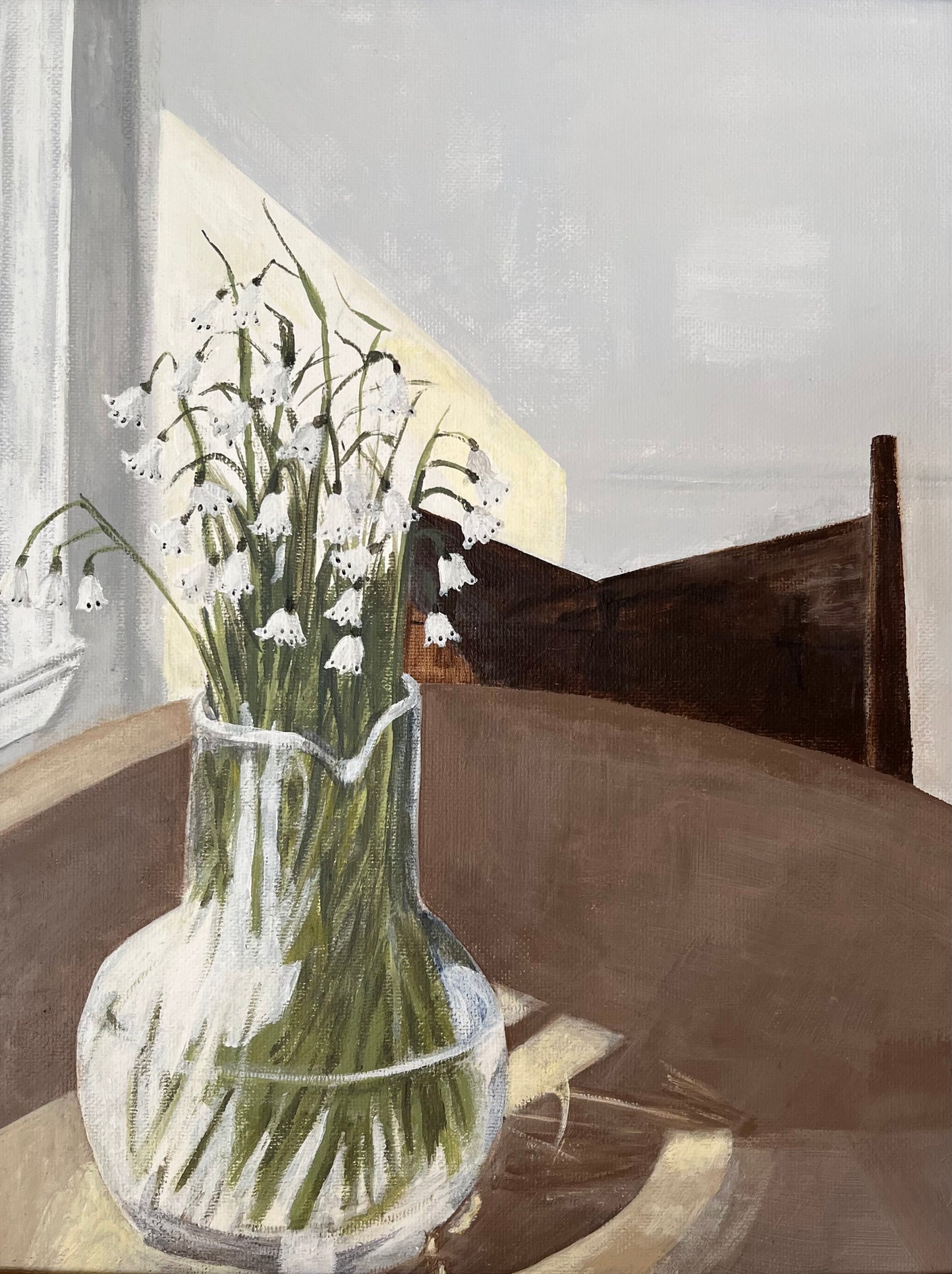 Snow drops original painting