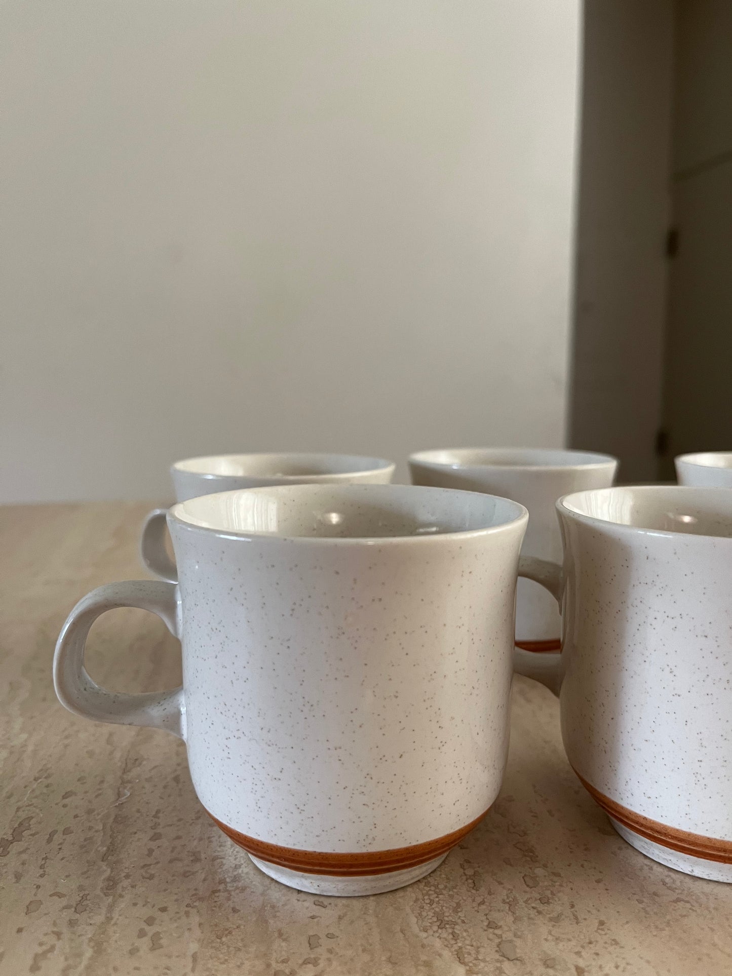 Japanese stoneware mugs