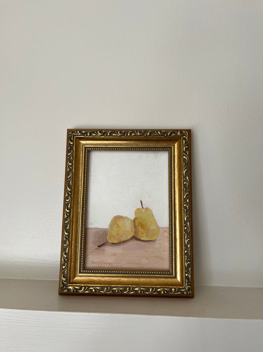 Framed fine art print - pears